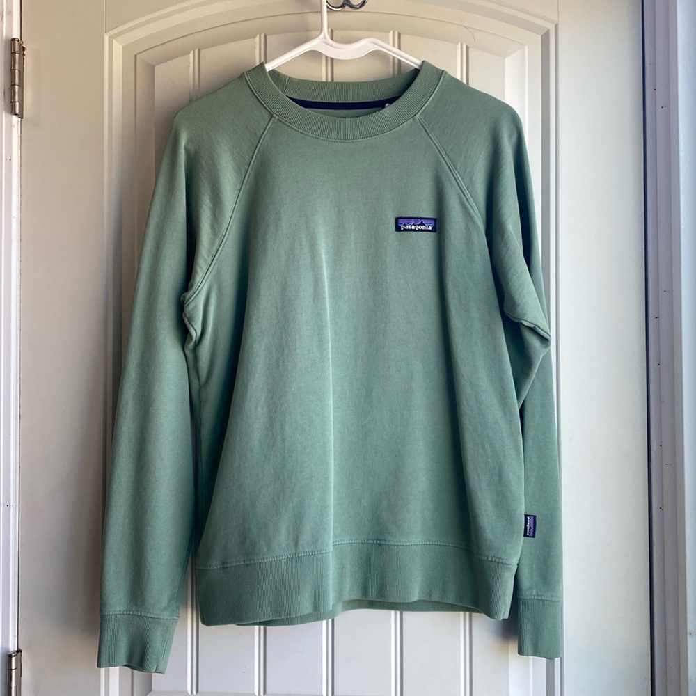 Patagonia 100% organic cotton lightweight size small Sweatshirt Women’s, Green